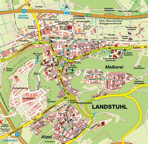 Landstuhl Army Base Map