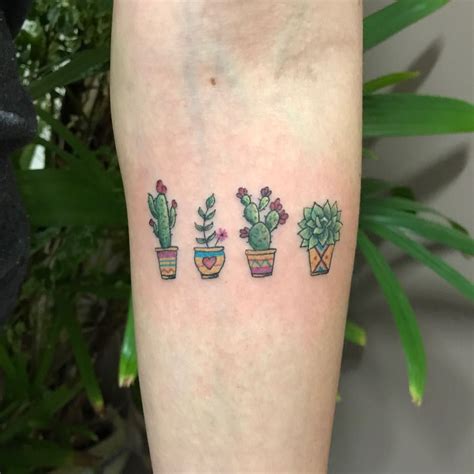 Tattoo cactus | Succulent tattoo, Cactus tattoo, Cactus tattoo small