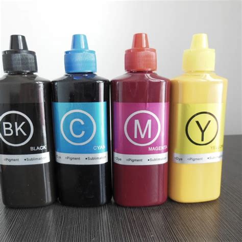 Einkshop 4 Color+100ml/Bottle For Canon Universal Pigment Ink Printer Ink For Canon Inkjet ...