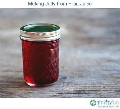 Making Jelly from Fruit Juice | Fruit jelly recipe, Fruit juice recipes ...