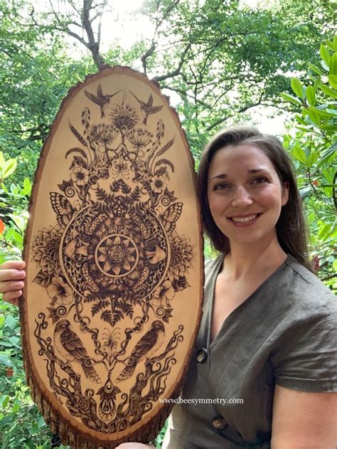 BeeSymmetry Pyrography – Nature-Inspired Woodburned art, Jewelry, and Homegoods | Pyrography ...
