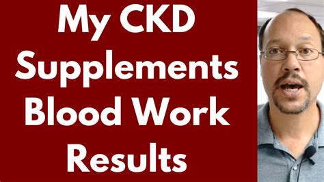 Blood Work Results | How My Daily Supplements Helped Kidney Function - Healthy Kidney Inc.