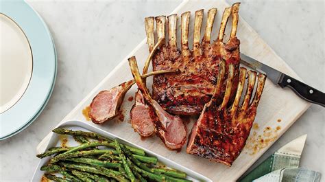 Grilled Rack of Lamb with Asparagus - Sobeys Inc. | Recipes, Grilled rack of lamb, Summertime ...