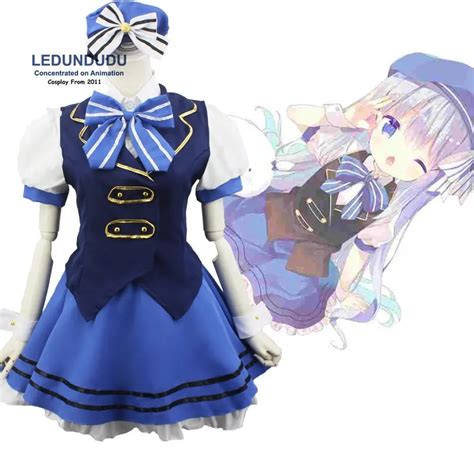 Gochuumon Wa Usagi Desu Ka Cosplay Costumes Kafuu Chino Lolita Sailor ...