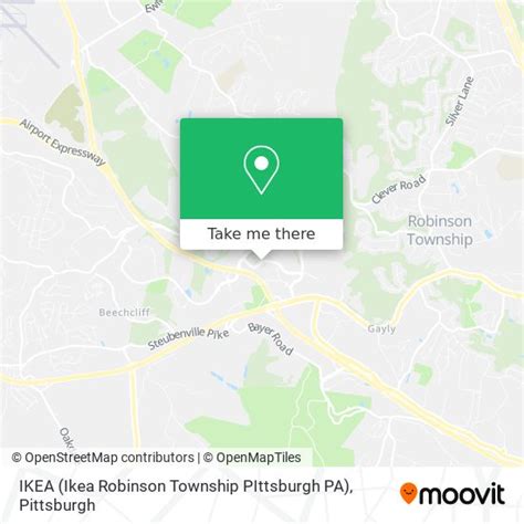 How to get to IKEA (Ikea Robinson Township PIttsburgh PA) in Pittsburgh by bus?