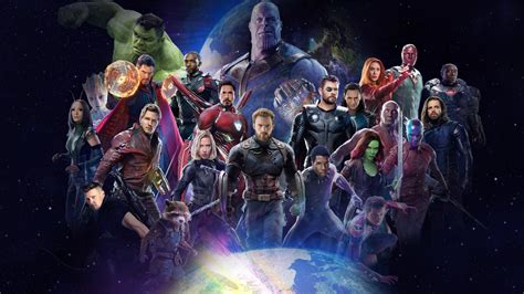 Avengers Infinity War 2018 All Characters Poster Wallpaper,HD Movies Wallpapers,4k Wallpapers ...