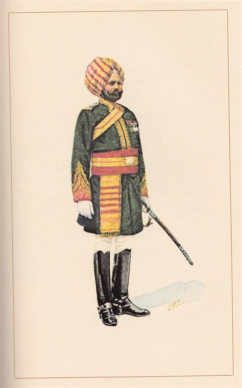 Risaldar Major Kesur Singh 1897; 5th Cavalry Punjab Frontier Force Indiana, Bengal Lancer ...