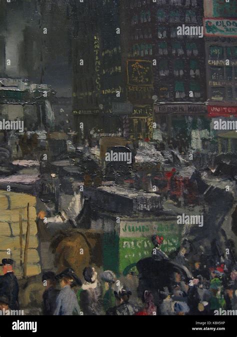 George Bellows New York (detail) 1 Stock Photo - Alamy