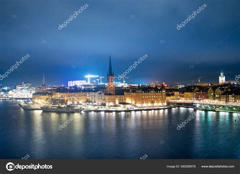 Stockholm City Skyline Sweden — Stock Photo © surangastock #360289076