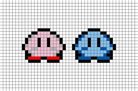 Kirby Pixel Art | Pixel art design, Pixel art, Pixel art pattern