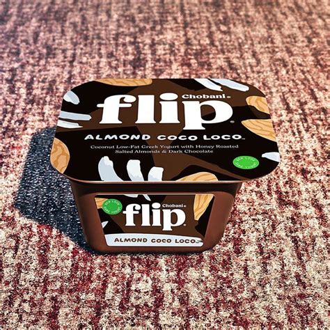 Chobani Flip Almond Coco Loco. New look, same creative, confectionary, candy bar joy ...