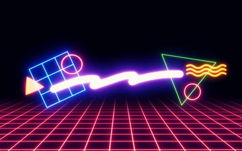 Retro Neon Wallpaper | 3 Wallpaper