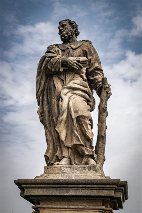 Statue of St. Jude Thaddeus on the Charles Bridge, Prague – Sculpted by ...