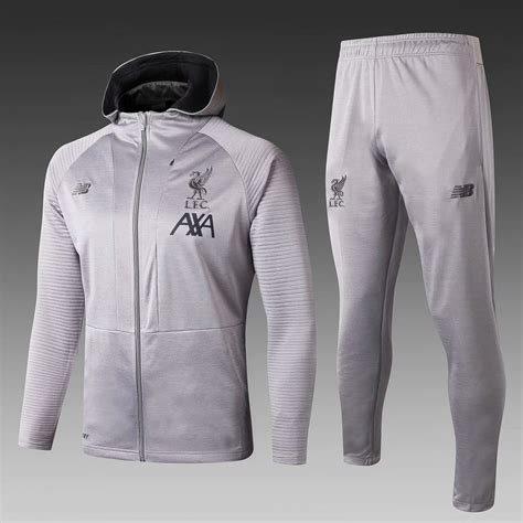 Liverpool Full Tracksuit With Hood - Stepiconic