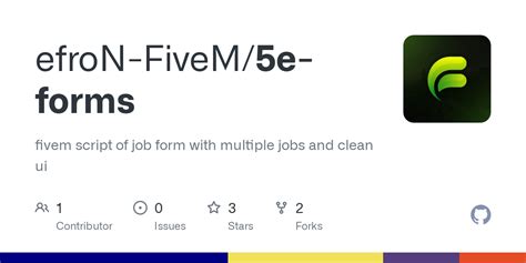GitHub - efroN-FiveM/5e-forms: fivem script of job form with multiple ...