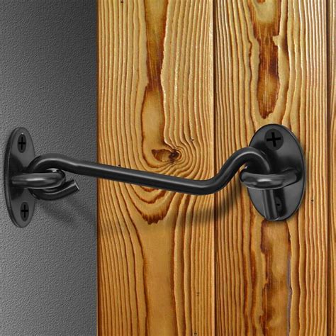 2019 4 Cabin Hook Door Latch Hook And Eye Latch Lock For Barn Door With Mounting Screws From Att ...