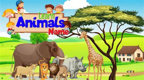 learn animals names and sounds | kids learning videos | kids learning ...