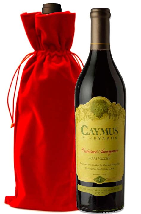 Caymus Napa Valley Cabernet Sauvignon with Red Velvet Gift Bag | Wine.com