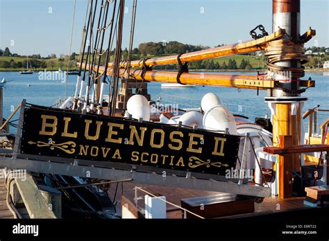 Bluenose II in Lunenburg - Nova Scotia, Canada Stock Photo - Alamy