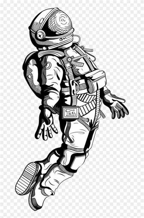 #astronauta #espaço #space #nasa - Astronaut Drawing - Free Transparent ...