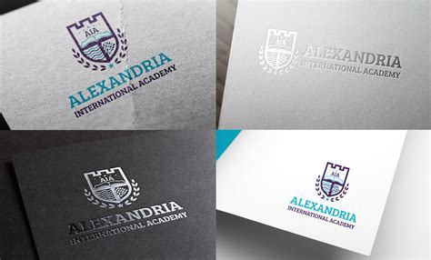 Alexandria International Academy Identity on Behance