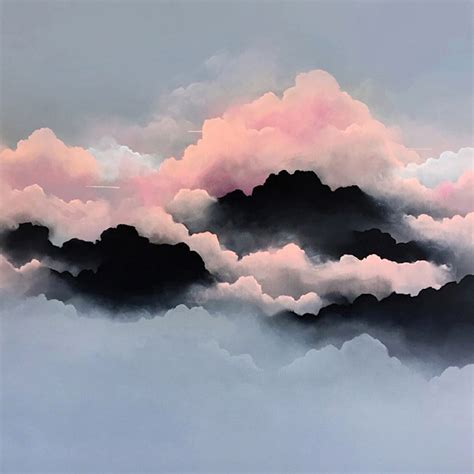 Dreamy Pink Clouds Paintings4 – Fubiz Media