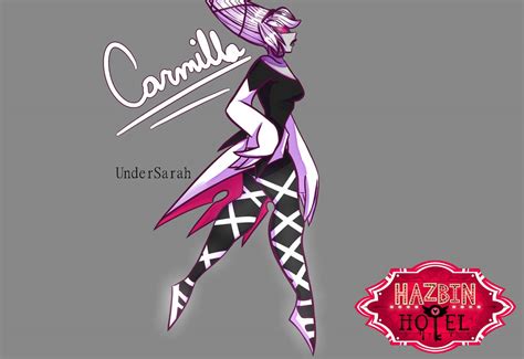 a fanart of Carmilla from Hazbin Hotel by UnderSarah2024 on DeviantArt