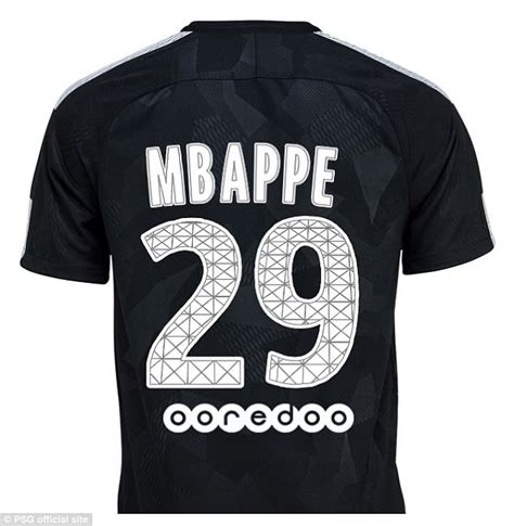 Kylian Mbappe keeps squad number 29 after signing for PSG | Daily Mail ...