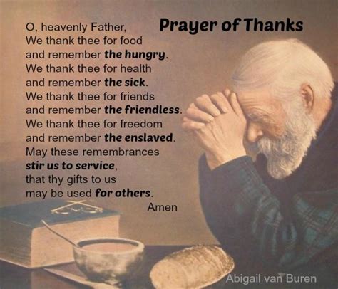 Thanksgiving Prayers and Blessings | HubPages