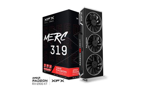 による XFX Speedster MERC319 AMD Radeon RX 6900 XT ブラックゲームグラフィックカード 16GB ...