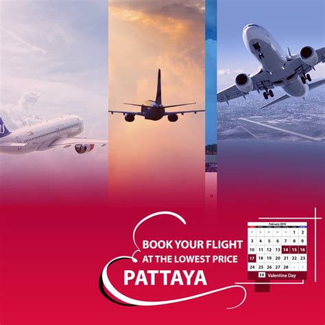 an advertisement for patiyaa airlines with images of planes in the sky and calendar