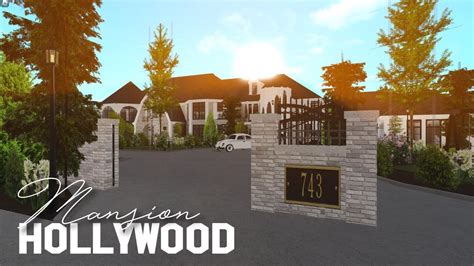 Hollywood Mansion Bloxburg Speedbuild #Trending #Bloxburg #Roblox in ...