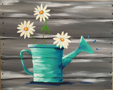 "Spring Daisies" acrylic painting by Jonna Wormald for Cork & Canvas ...