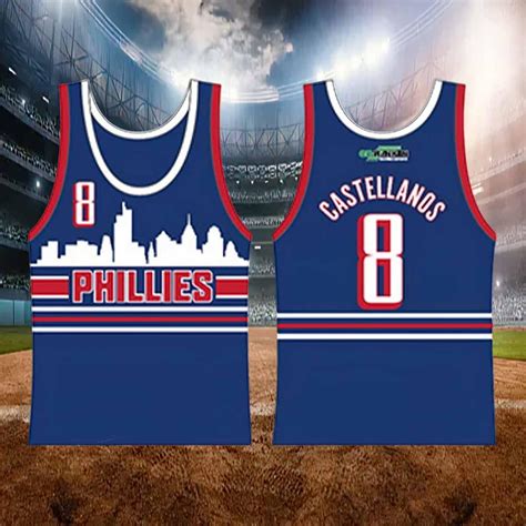 Phillies Nick Castellanos Basketball Jersey Giveaway 2024 - Nouvette