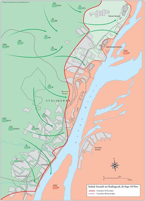 Battlefield Stalingrad — Four Maps That Tell the Story of World War Two’s Pivotal Struggle ...