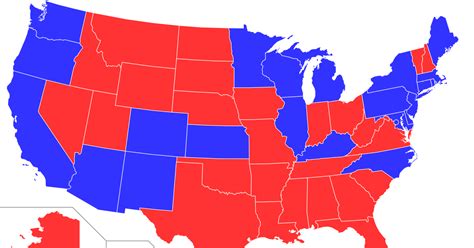 States With Republican Governors Map | Map Of The World