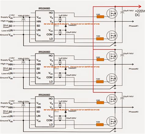 3 Phase Solar Inverter Circuit Diagram