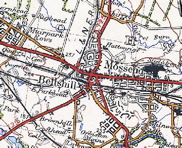 History of Bellshill in North Lanarkshire | Map and description