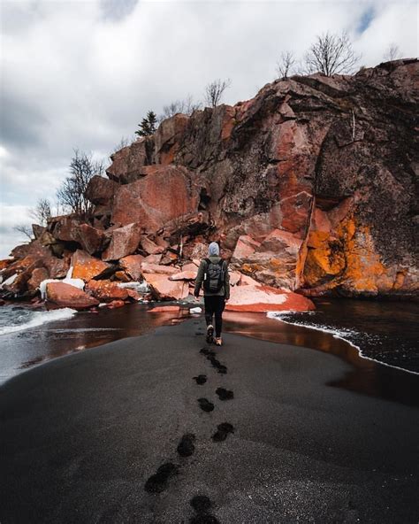 Black Beach, Silver Bay Minnesota | Outdoors adventure, Minnesota ...