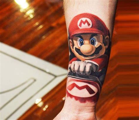 Super Mario Bros tattoo by Ben Thomas | Post 21298