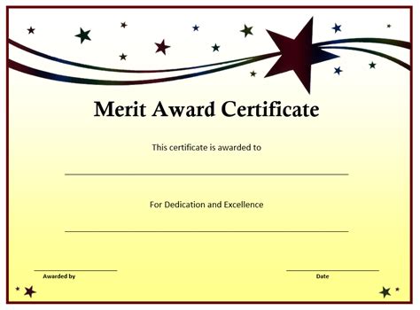 Merit-Award-Certificate-Template