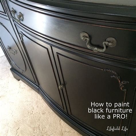 Lilyfield Life: How to paint furniture black like a boss