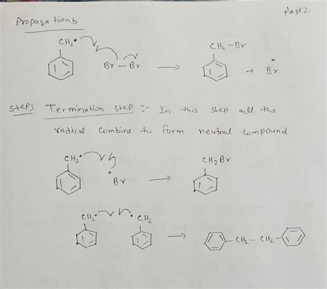 [Solved] what is the free radical bromination mechanism of toluene | Course Hero