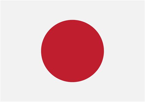 Japan Flag symbol sign 627414 Vector Art at Vecteezy