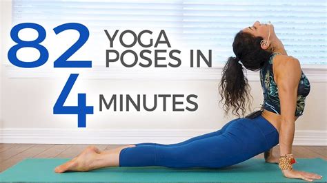 82 Yoga Poses in 4 Minutes ♥ 30 Days of Yoga with Jess - Weight Loss, Flexibility, Anxiety ...