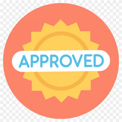 Approved label sticker premium vector PNG - Similar PNG