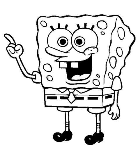 Easy Spongebob Coloring Pages at GetDrawings | Free download