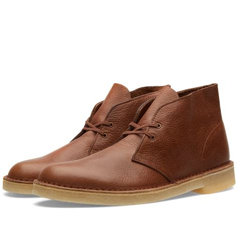 Clarks Originals Desert Boot Tan Tumbled Leather | END. (UK)