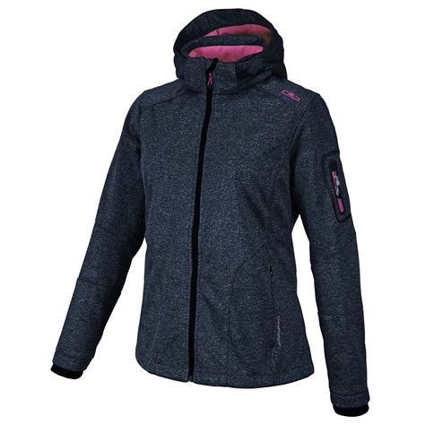 Cmp Jacket Zip Hood Melange Ski Store, All Weather Jackets, Softshell, Coats For Women, Soft ...