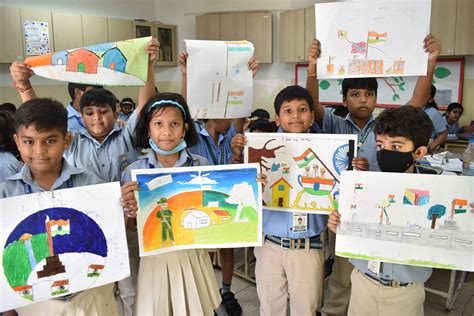 Har Ghar Tiranga: On-the-Spot Painting Competition - Salwan Public School